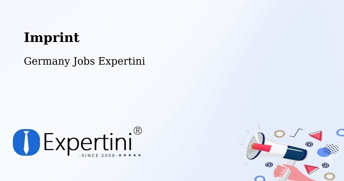 Imprint – Deizisau - Germany Jobs Expertini